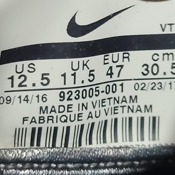 Size 12.5 - Arthur Huang x NikeLab Air Max 1 Ultra 2.0 Flyknit Royal 923005-001 - Picture 7 of 8